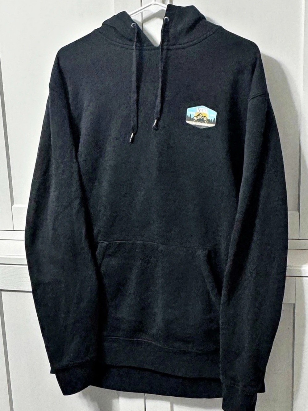 Vans Hi Standard Mountain Bear Graphic Hoodie Black Medium